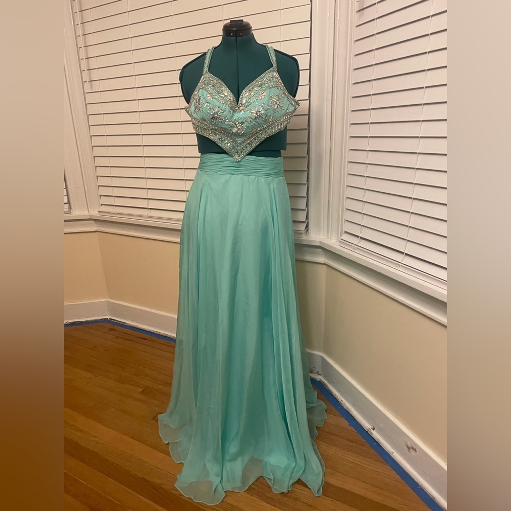 NOX Anabel Mint-Green Dress 8166